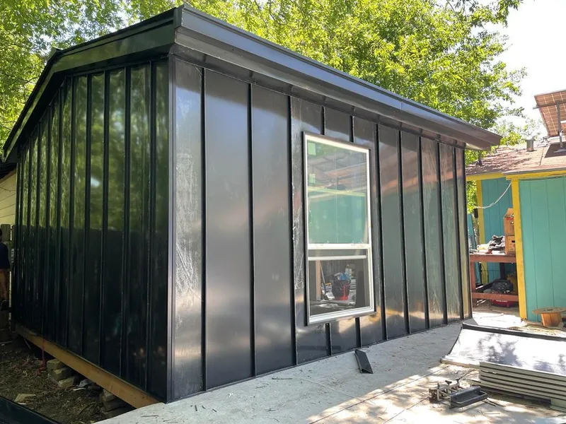 Black standing seam metal wall panels for Metal Roof Installation in Detroit Lakes